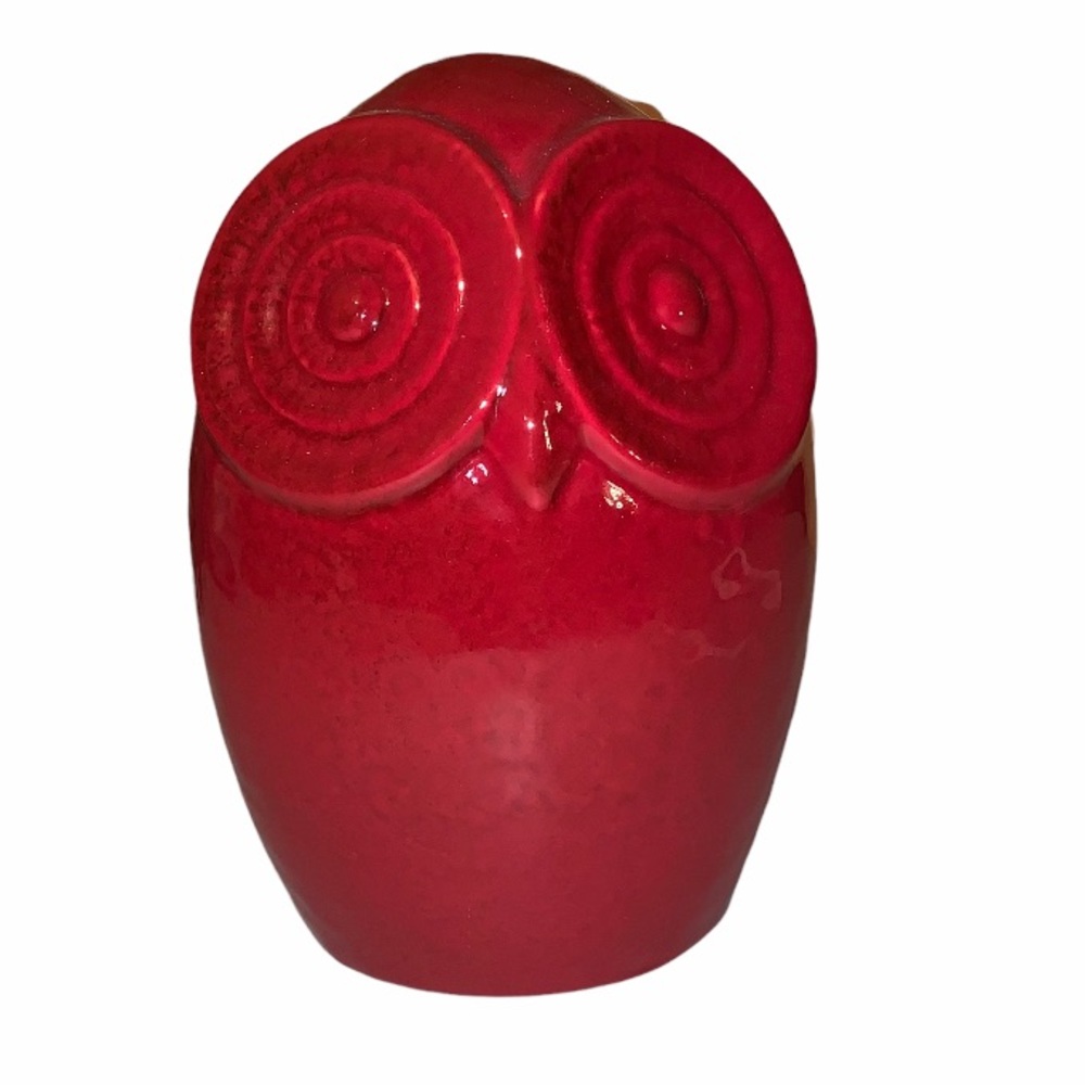 Large Bright Red Owl